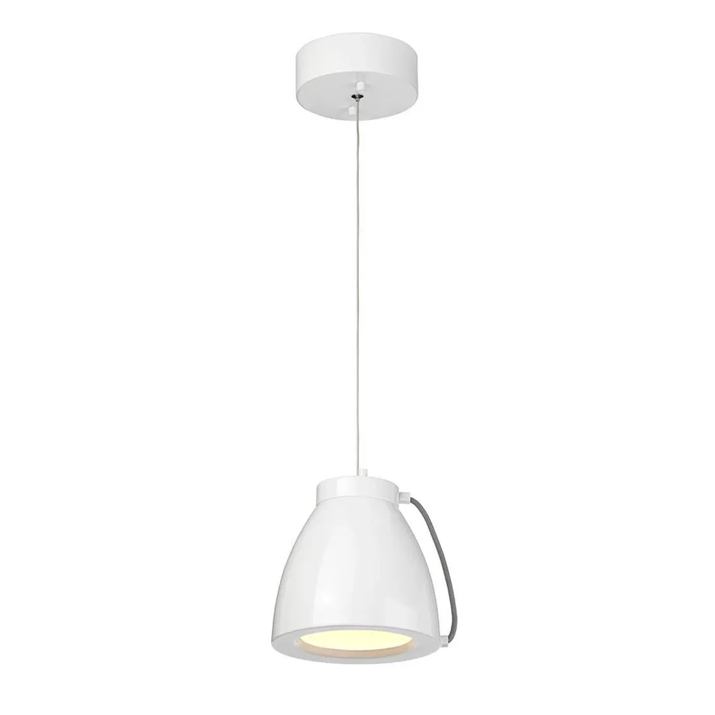 Suspension LED Europa Blanche 18W 538lm Elstead - Luminaire Design Métal