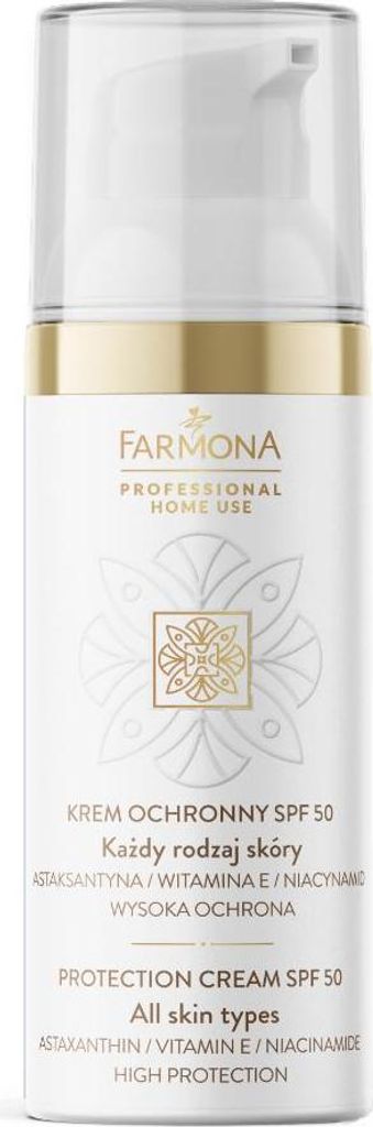 Farmona | Sonnencreme Gesicht - LSF 50 - 50ml - Vitamin E & Niacinamid - Hoher Schutz für empfindliche Haut