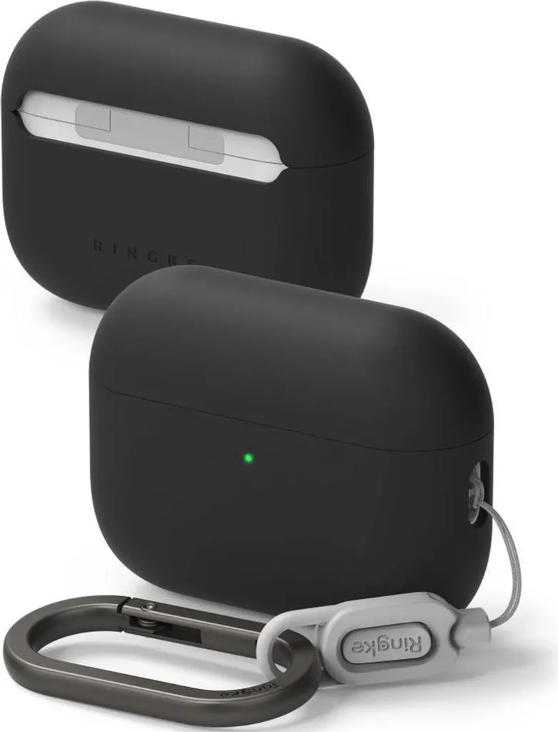 Custodia AirPods Pro 3 Ringke Silicone Sport Black | Anti-Drop