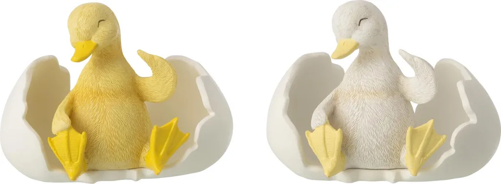 Canard de déco J-Line en résine : la solution pour un intérieur joyeux