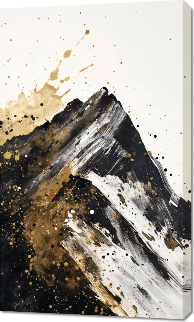 Bild 60x100cm Goldene Gipfel