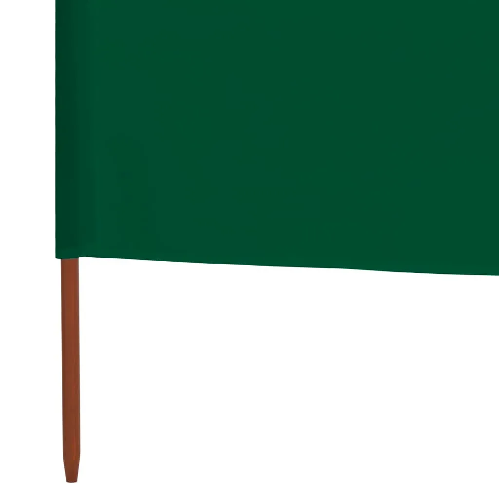 Paravent d'extérieur 3 pièces vert : 400x160cm pour jardin et camping