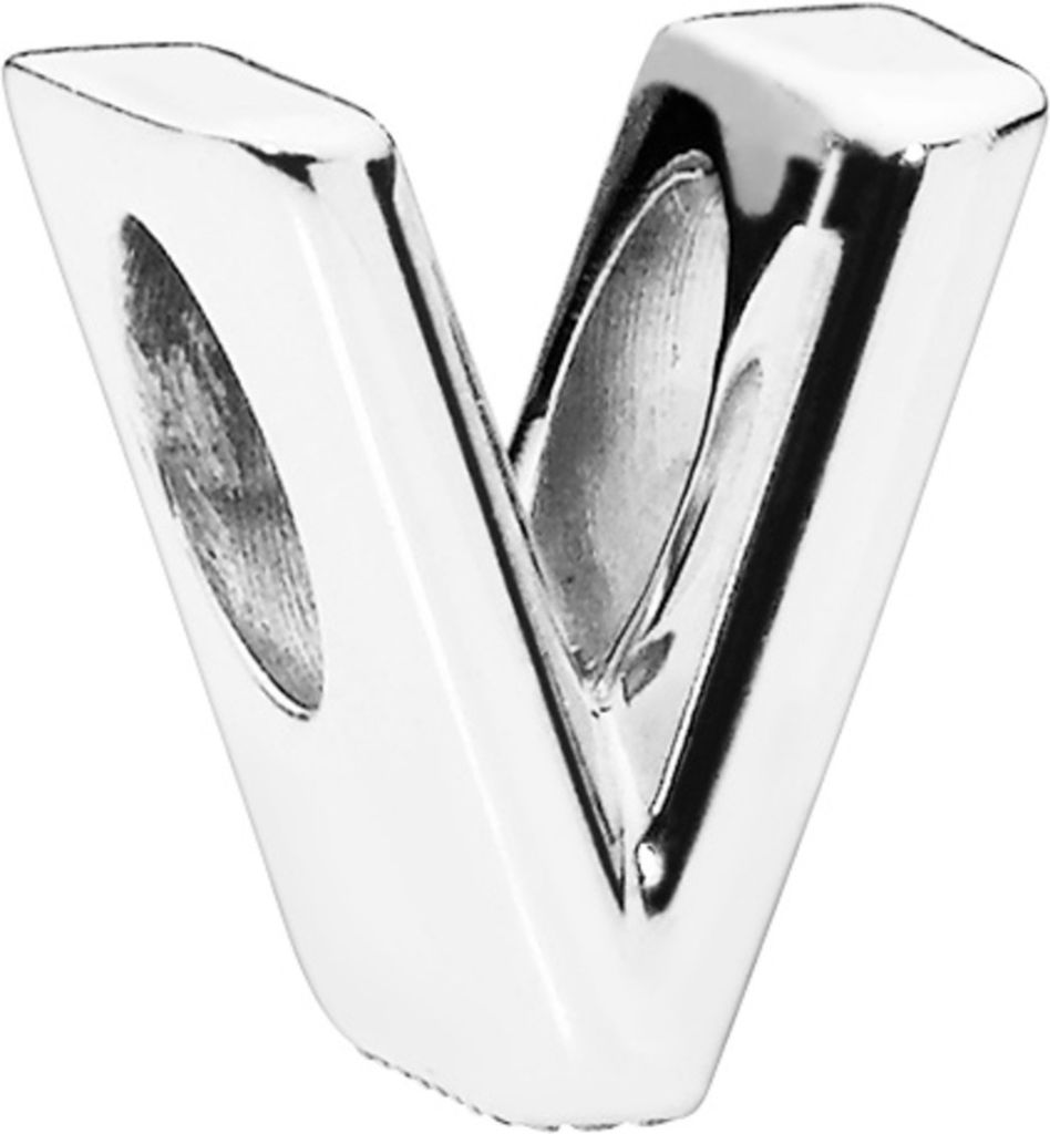PANDORA Charms 797476 Alphabet Buchstabe V Silber 925 Produktbild 