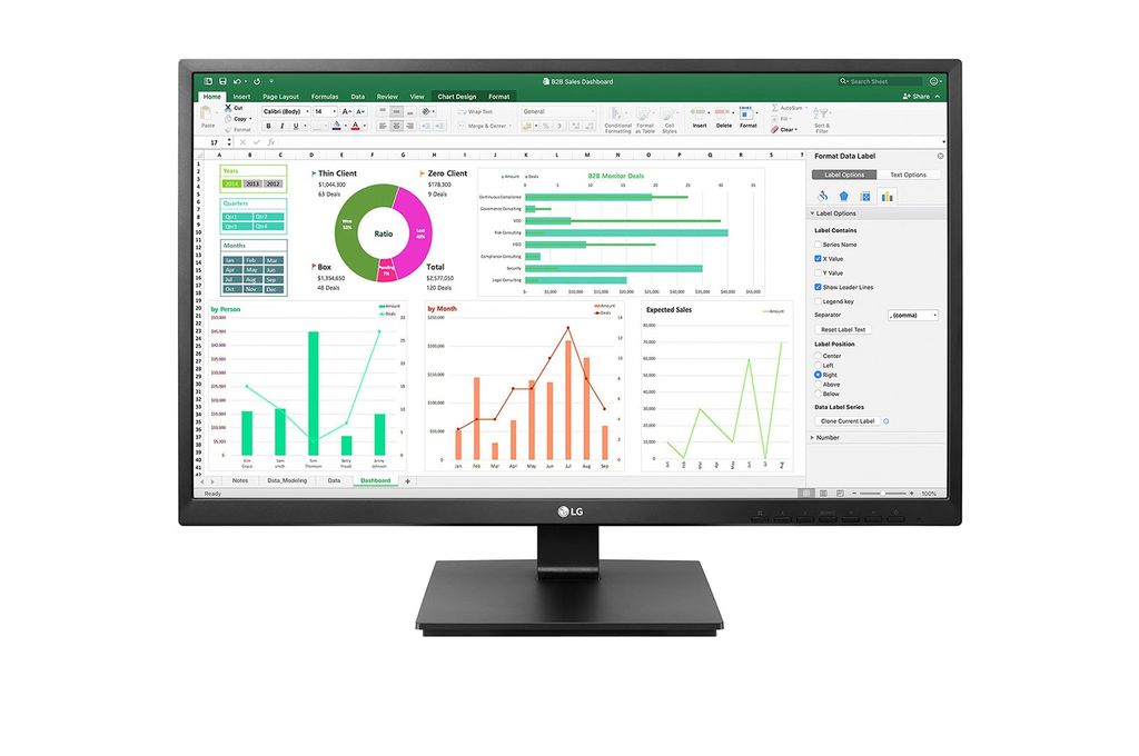 LG 27BN55UP-B - Monitor LED - 68,4 cm (27") - 3840 x 2160 Zdjęcie produktu 2
