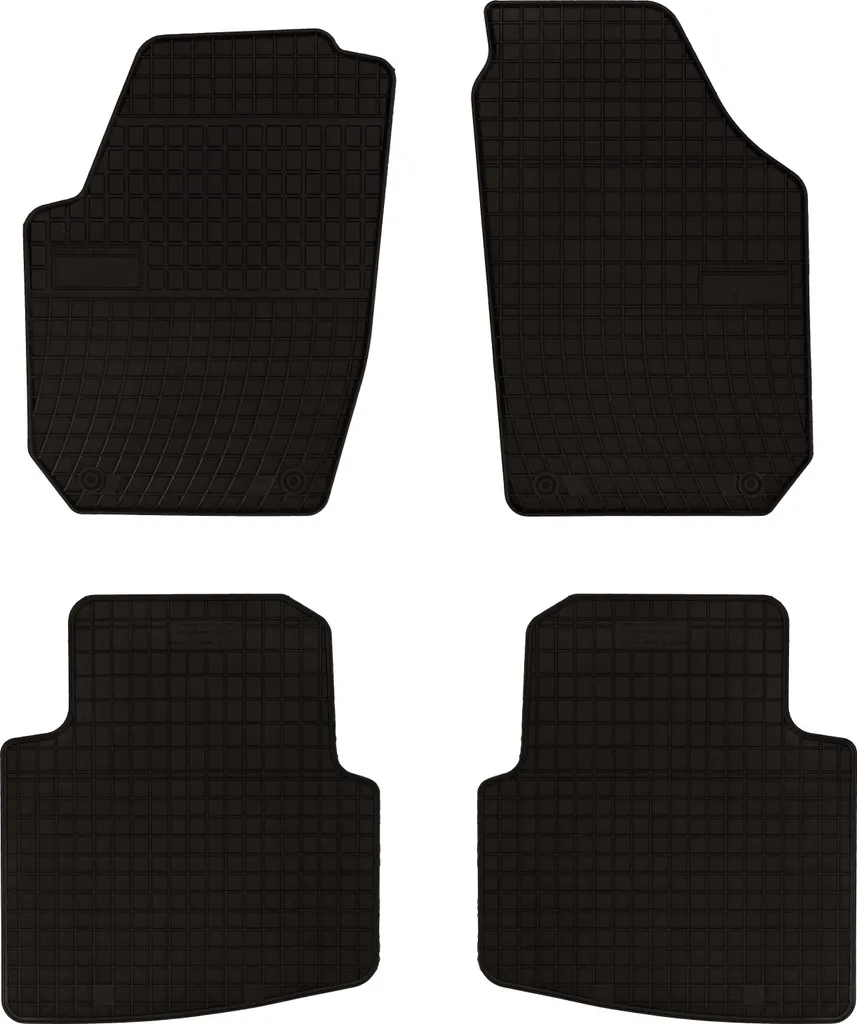Set 4 Tappeti Auto Skoda Roomster (2006-2015) - Gomma Alta Qualità