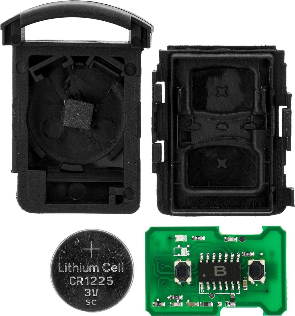 MT-KEY Funk Fernbedienung 434MHZ für Autoschlüssel kompatibel mit Corsa C Combo C Tigra B TwinTop Meriva A 433,92MHZ Funkschlüssel Sender