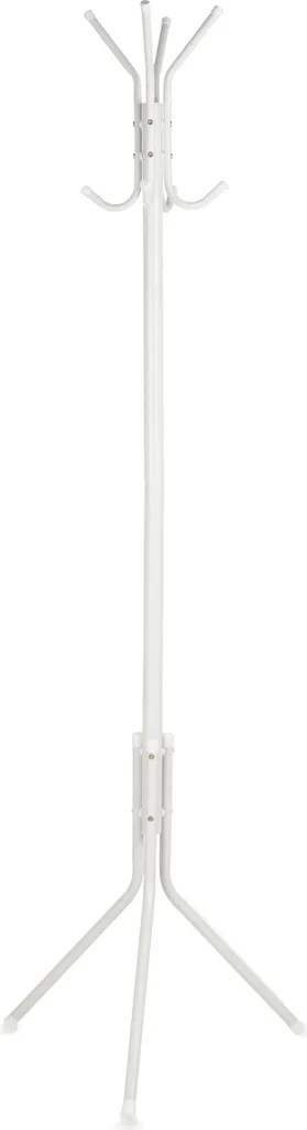 Porte-manteau de couloir gain de place COMFY PLACE 48x170 cm blanc mat