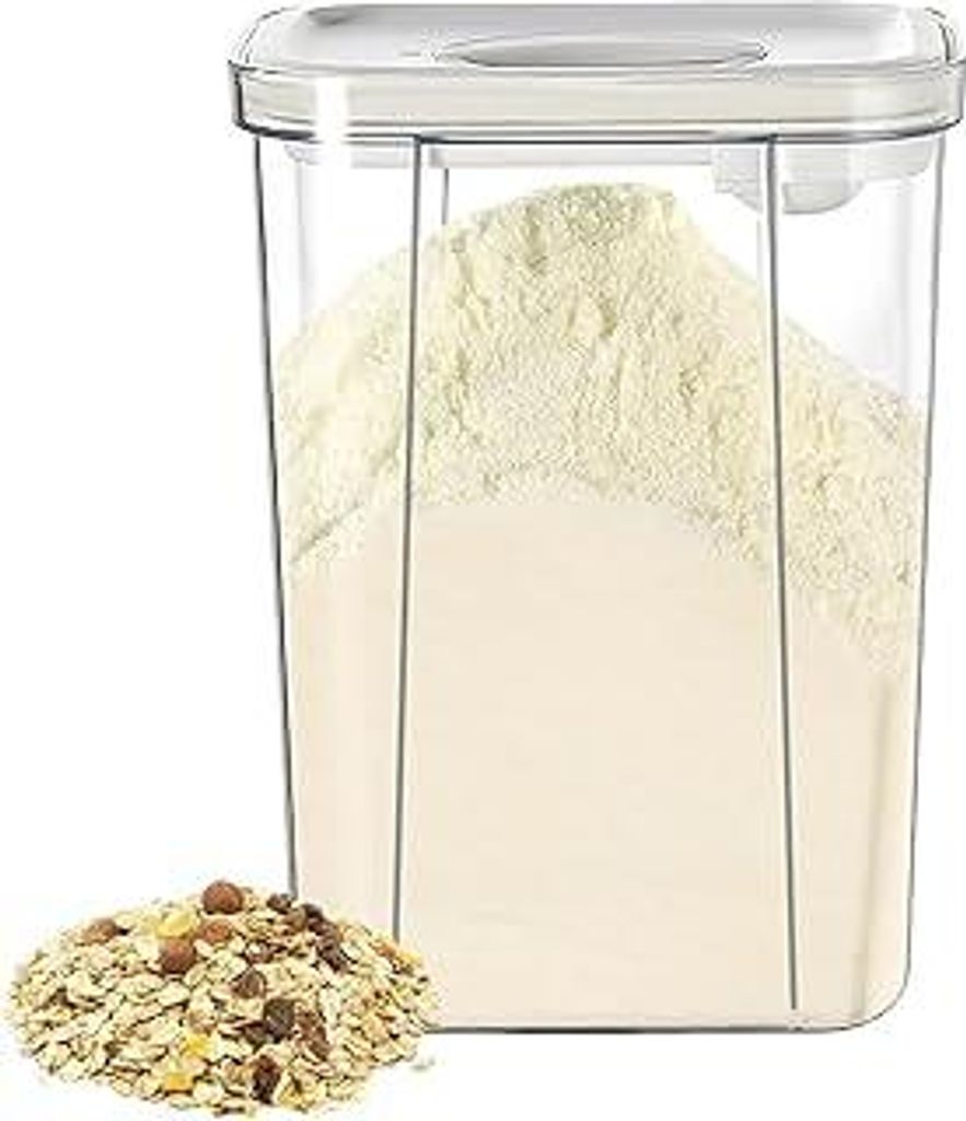 2.8 L Milchpulver Portionierer Baby, Baby Milchpulver Box, Milchpulver Aufbewahrungsbox, MüSli Aufbewahrung Kann zur Aufbewahrung Von Süßigkeite...