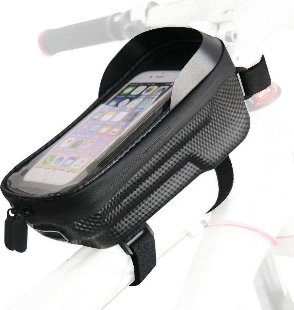 Fahrradrahmentasche mit wasserdichtem Reißverschluss FSBFB-451 schwarz