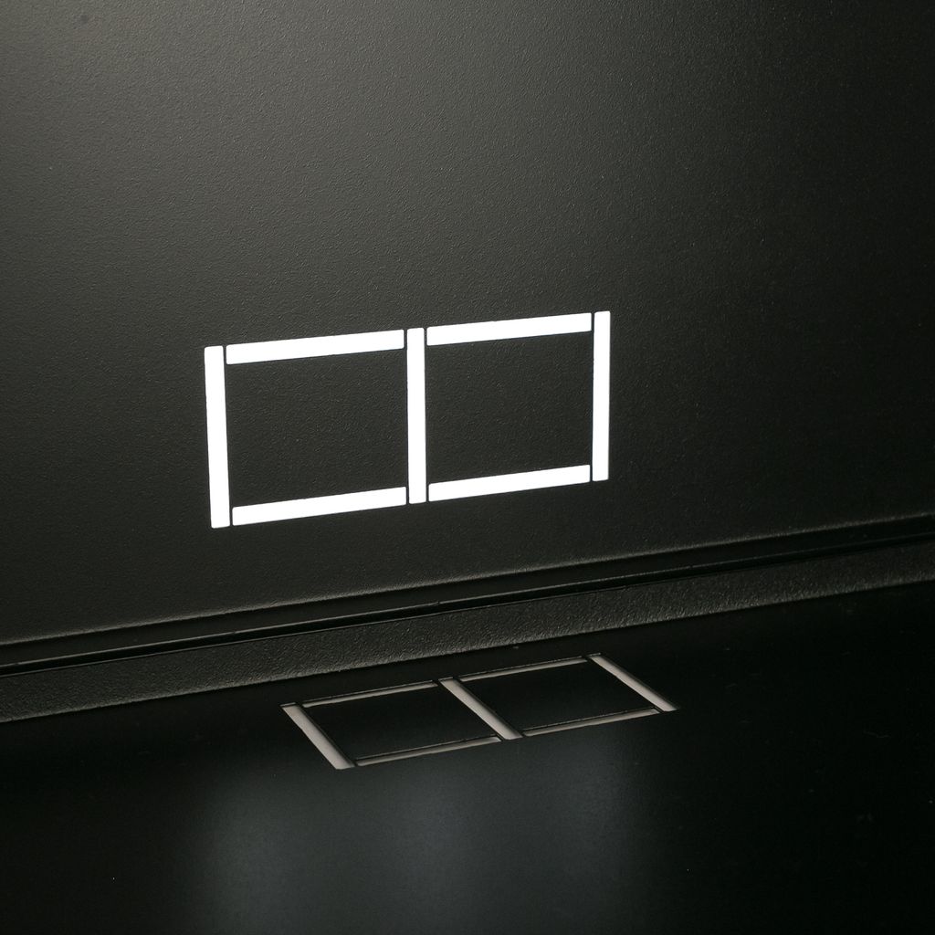 HMF 65712-02 Serverschrank 19 Zoll, 12 HE, Netzwerkschrank, Produktbild 6