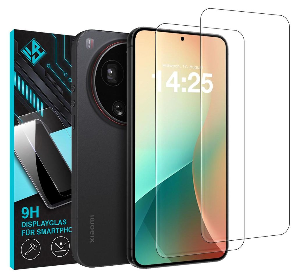 2x 9H Schutzglas Displayschutzfolie für Xiaomi 17 Ultra Displayglas Displayschutz Glas Panzerfolie Schutzglasfolie