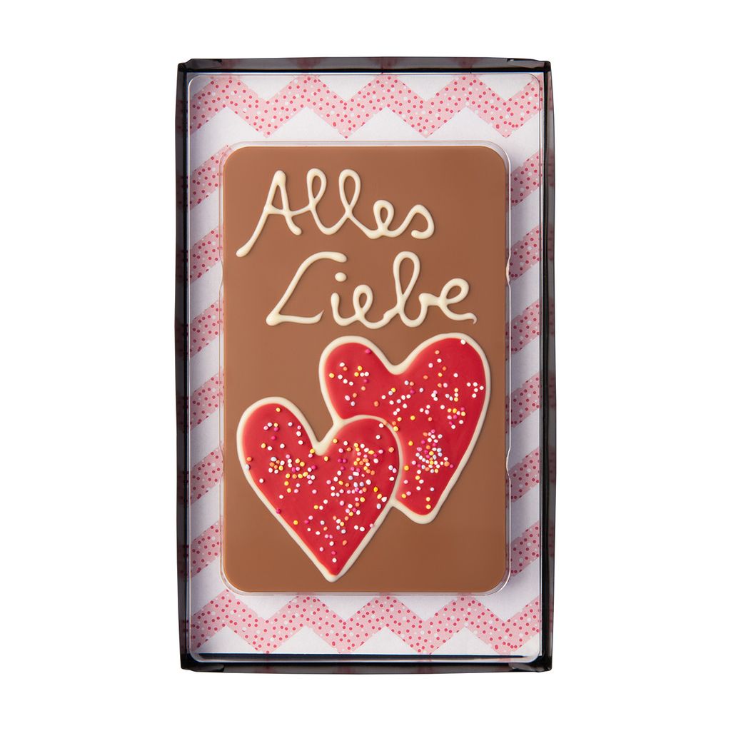 Weibler Schokotafel mit Handschrift "Alles Kaufland.de