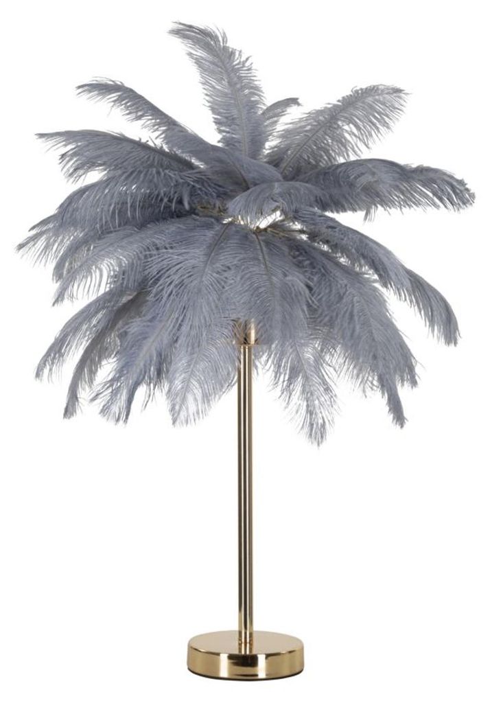 Mauro Ferretti Lampada da tavolo Palm Grigia, Ø55x60 cm Immagine del prodotto 