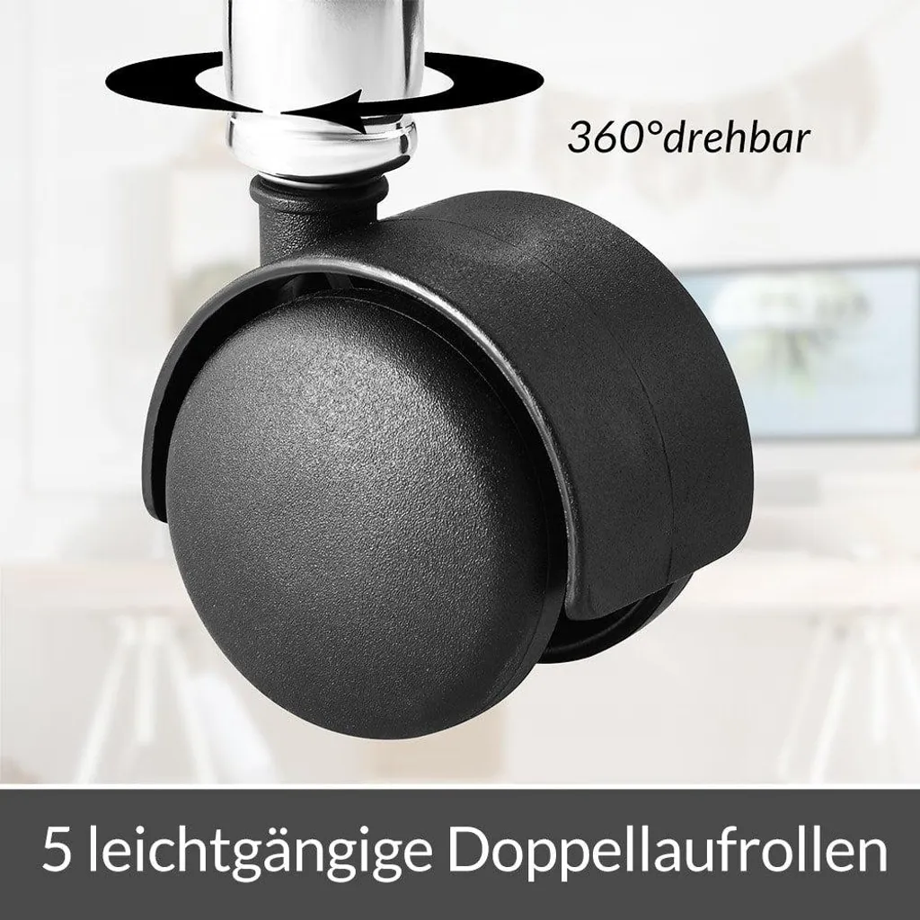 Tabouret pivotant réglable noir : confort en simili cuir et design moderne