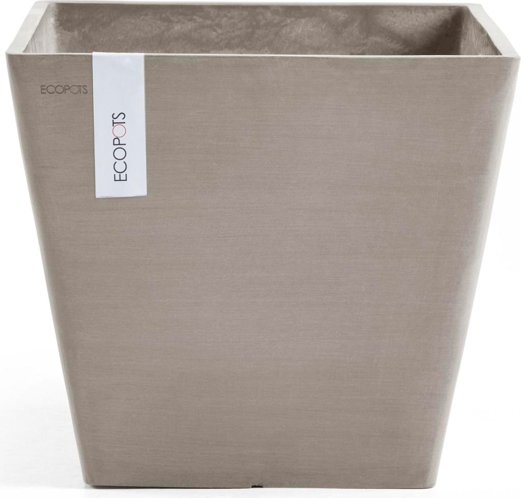 Ecopots Rotterdam 30 Blumentopf - L 29,5 cm x B 29,5 cm x H 26,4 cm - Innen- und Außenbereich