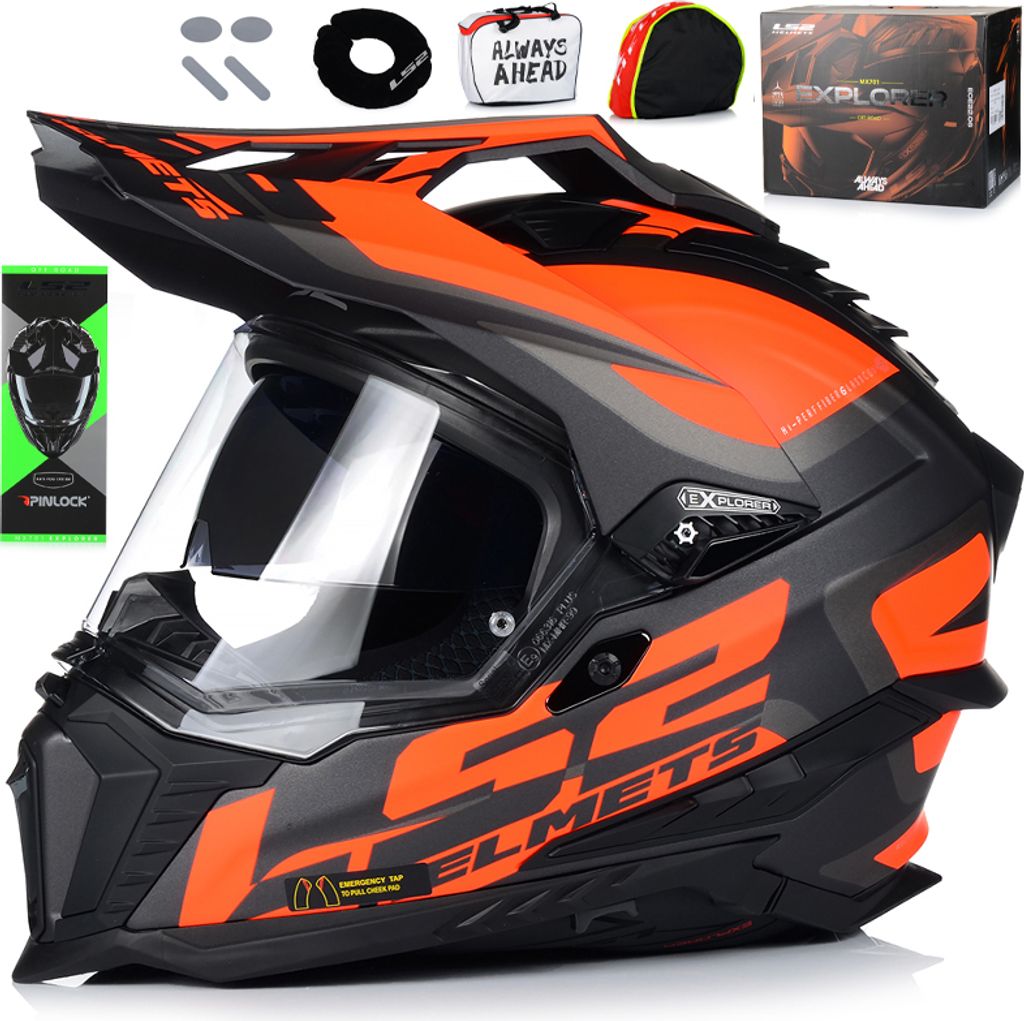 Motokrosová přilba se sluneční clonou | LS2 MX701 EXPLORER Obrázek produktu 