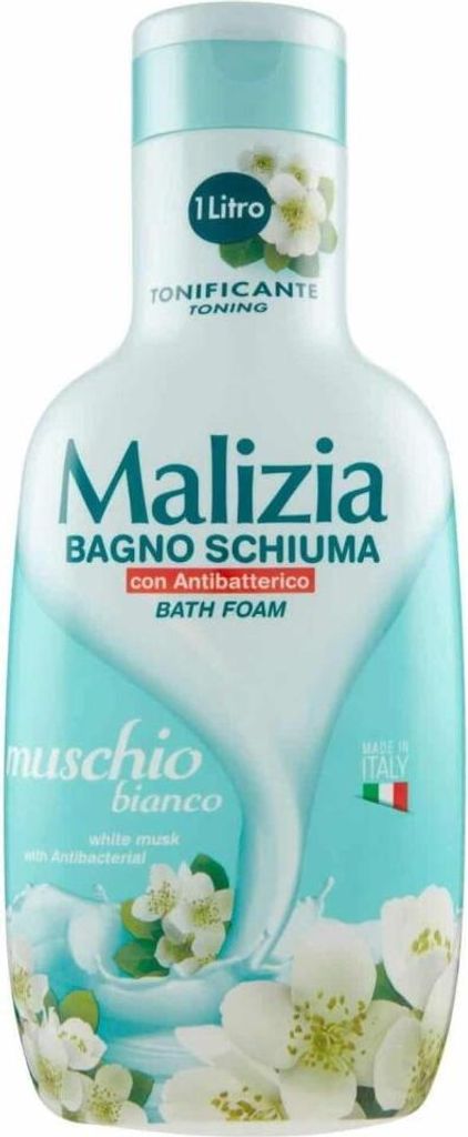 Bagno Schiuma Badeschaum-Gel Muschio Bianco 1l - Malizia Produktbild 