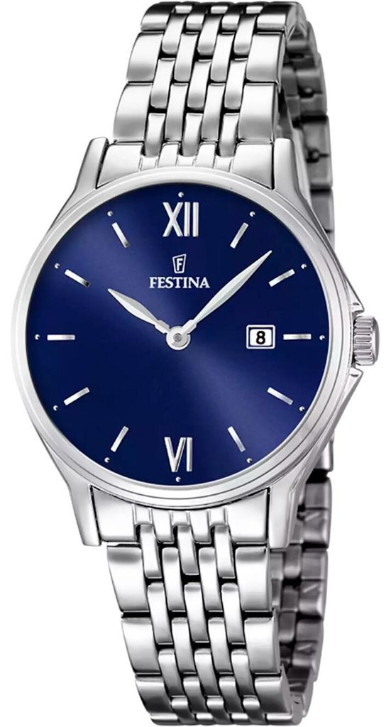 Festina Klassik Uni Armbanduhr Edelstahl F16748/3 Produktbild 