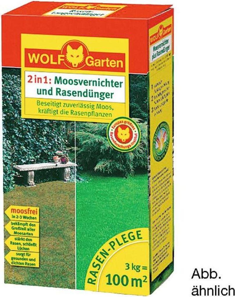 Wolf Garten 2 w 1 środek do zwalczania mchu + nawóz do Zdjęcie produktu 