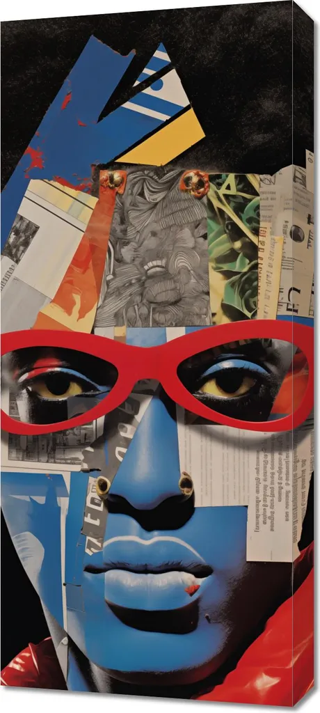 Quadro Moderno 40x90 cm Visioni della contemporaneità - Arredo Casa