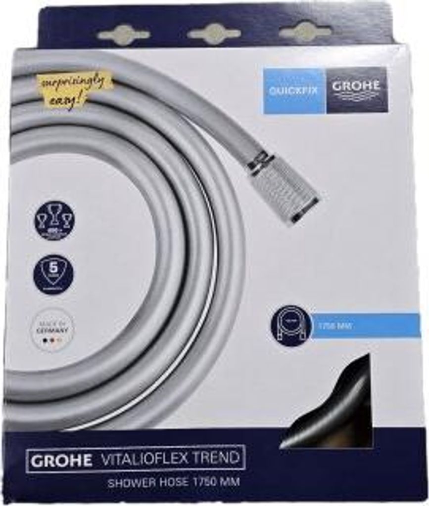 Grohe Vitalio doucheslang, 175 cm, chroom Productafbeelding 