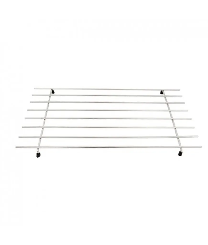 Grand dessous de plat en inox SSW - Support de cuisine rectangulaire 50cm