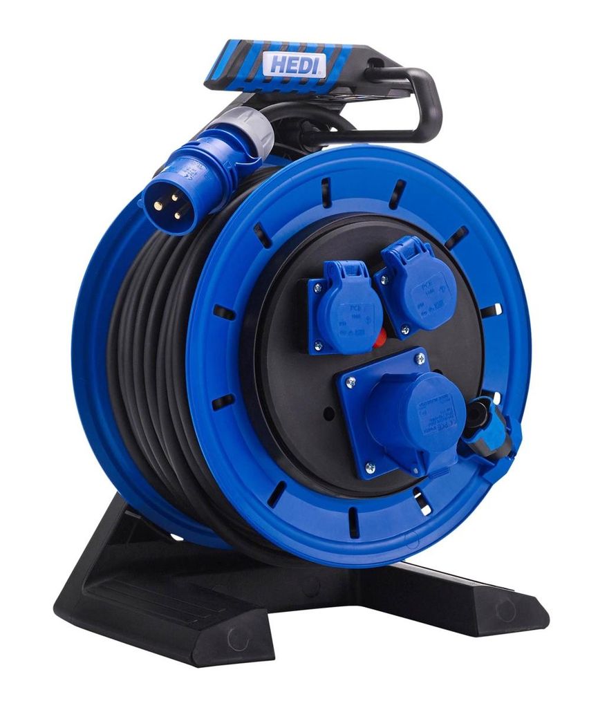 HEDI K740N2TFC Vollkunststoff Camping Kabeltrommel „Generation 7 Champion“ 40m