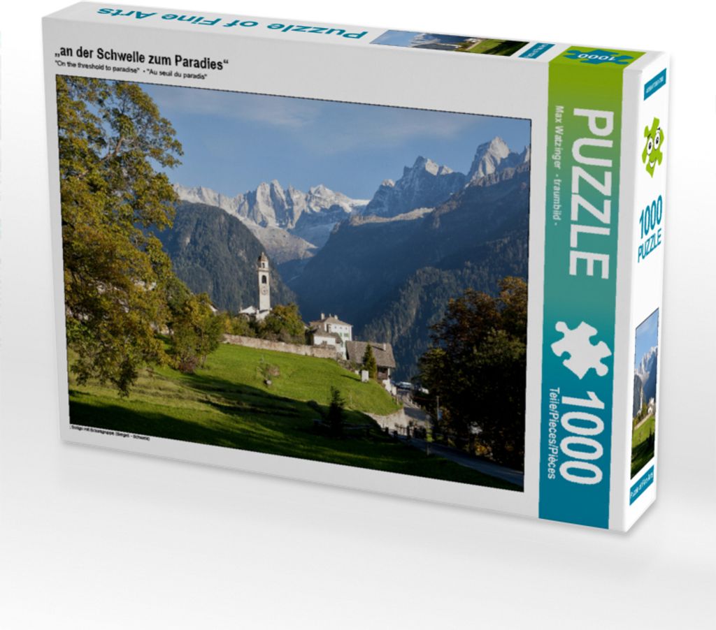 CALVENDO Puzzle „an der Schwelle zum Paradies“ | 1000 Teile Lege-Größe 64x48cm Foto-Puzzle für glückliche Stunden