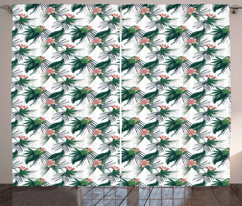 Tenda ABAKUHAUS Tropicale 280x175: Tessuto Rustico con Ganci e Passanti