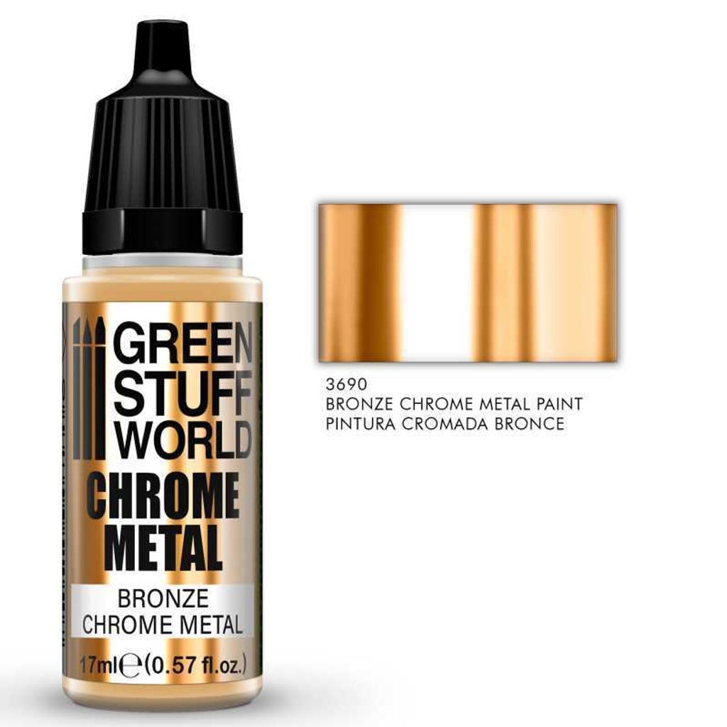GREEN STUFF WORLD - Chromfarbe Bronze17 ML - LUSTRA BRONZE EFFECT