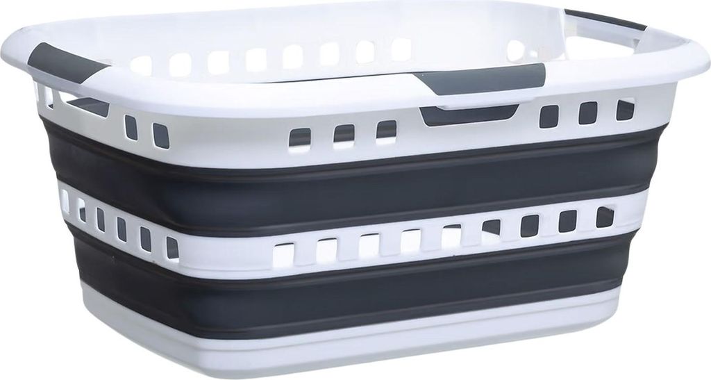 5Five Faltbarer Waschekorb - Kunststoff - 45 l - 62 x 45 x Produktbild 