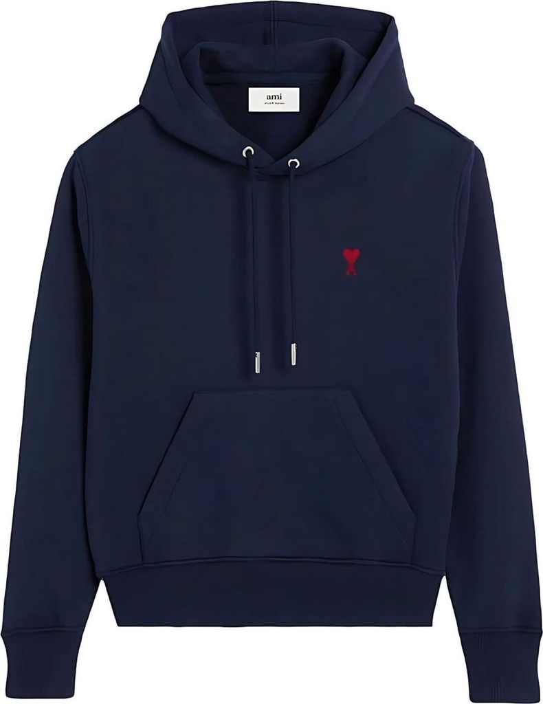 Ami Sweatshirt Herren blau mit Kapuze