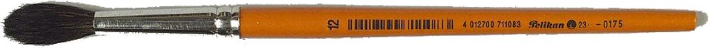 Pelikan Haarpinsel Sorte 23 Gr. 12 stumpfer Holzstiel Produktbild 