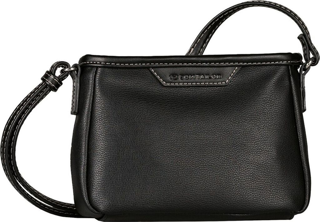 Tom Tailor Umhängetaschen Leora, Cross bag XS, black, Schwarz