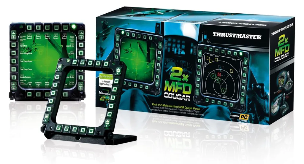 Thrustmaster MFD Cougar pour remplacer le clavier en simulation de vol