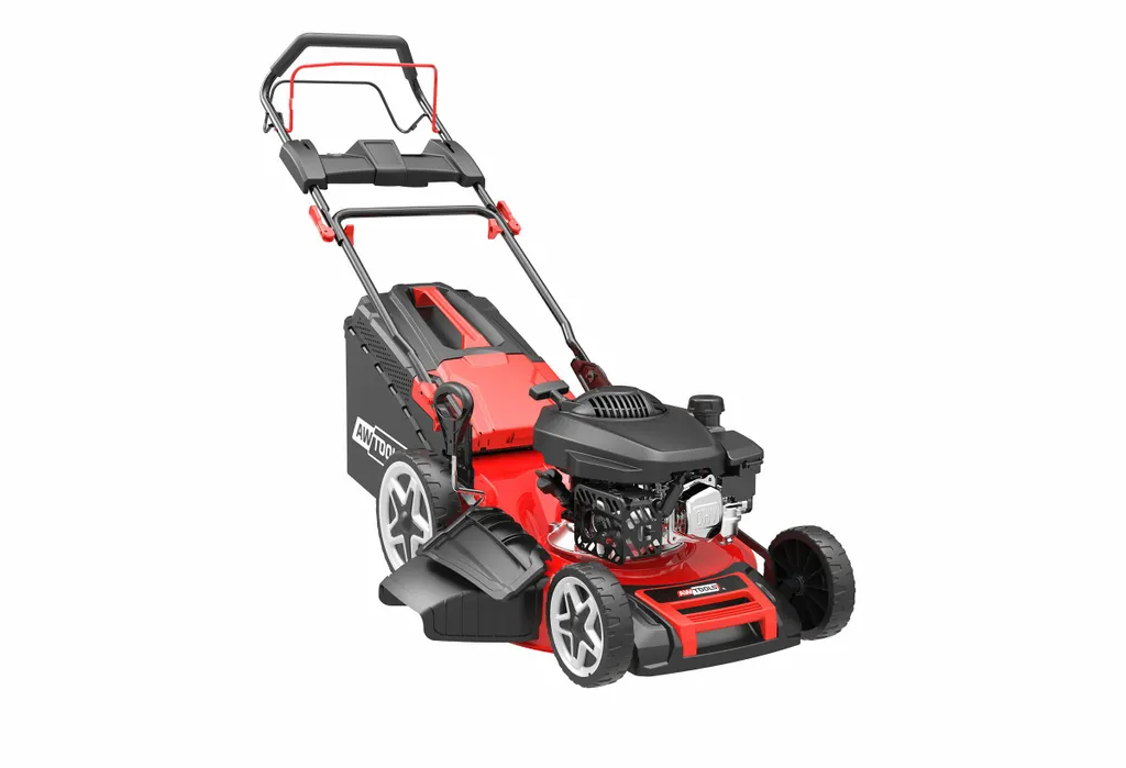Tondeuse essence 4.4Kw puissante 6.0Hp Awtools avec coupe ajustable 51cm