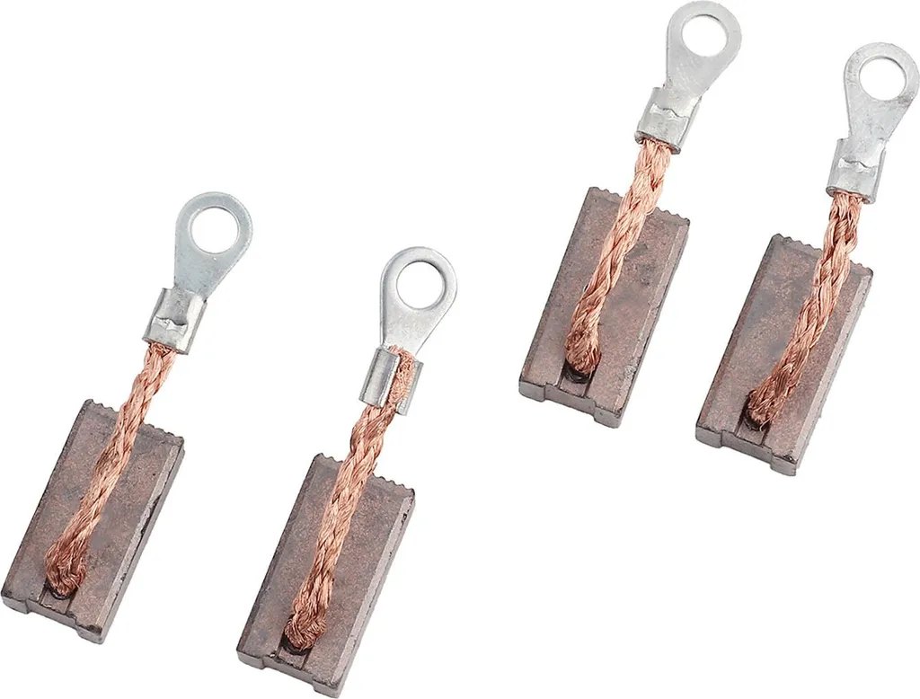 4PCS Spazzole Carbone Motori Elettrici - Ricambi Professionali Alta Qualità