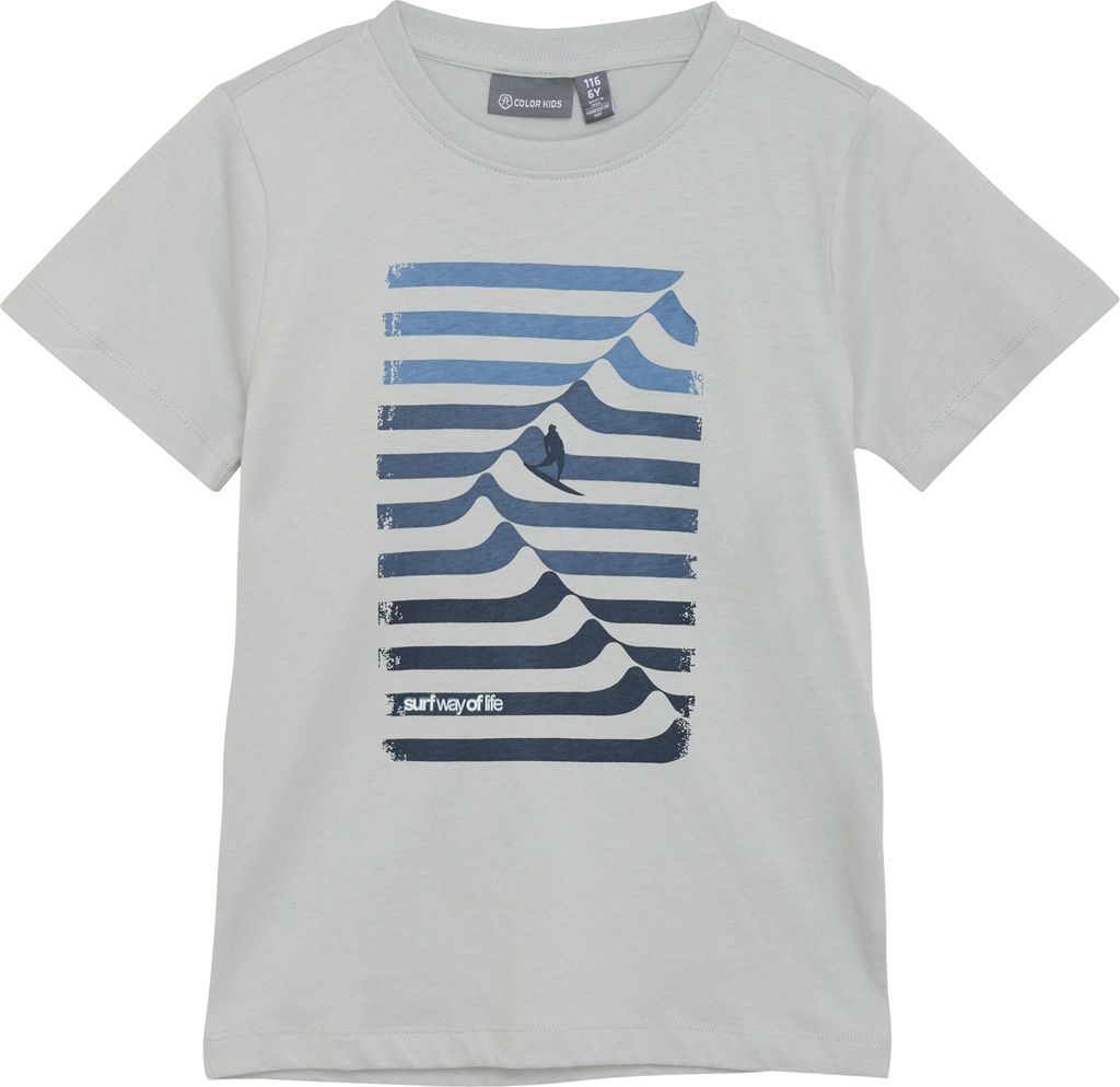 Color Kids COT-Shirt Kinder Jungen T-Shirt Shirt Kurzarm mit Rundhals Print Regular fit