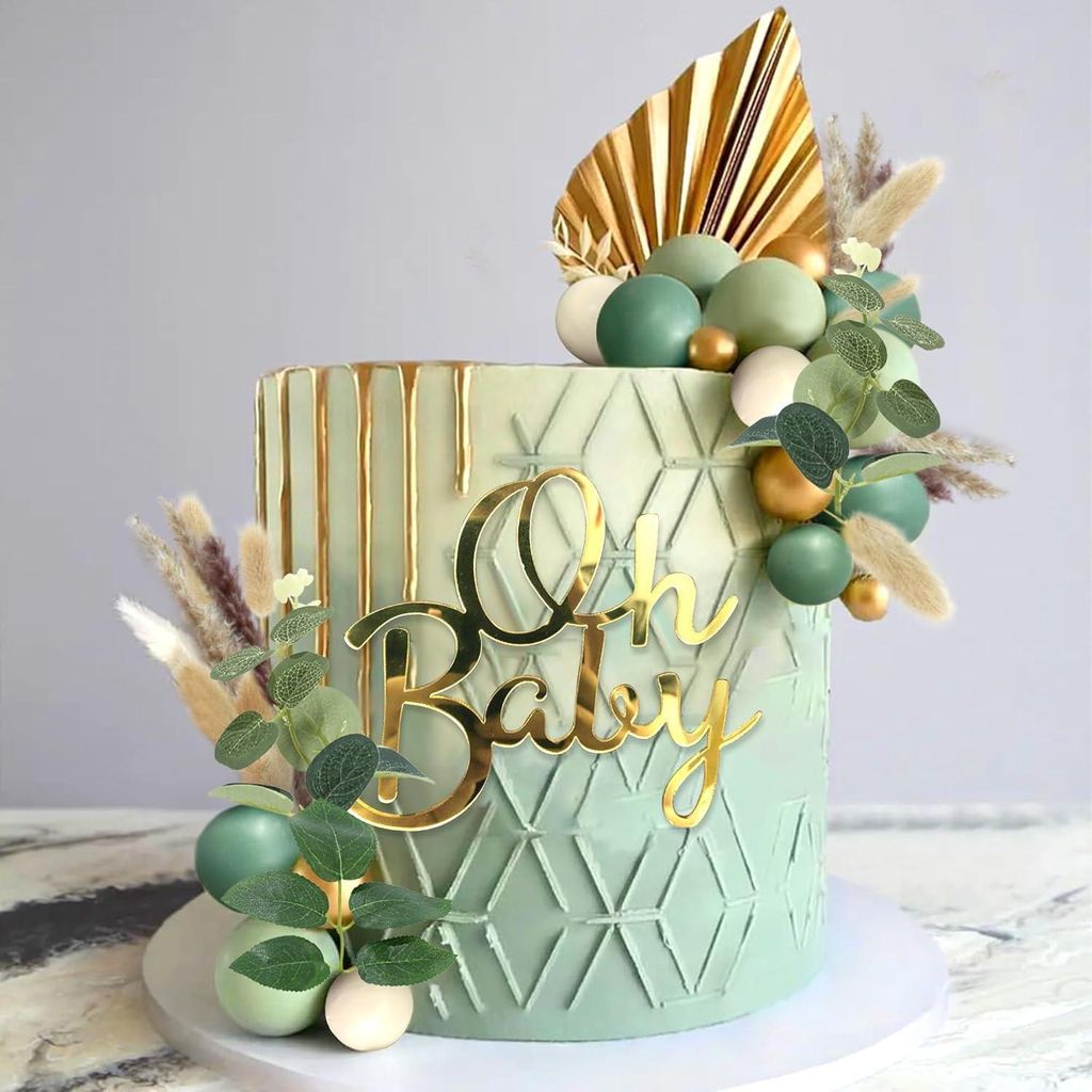 Gâteau de fête de bébé avec révélation du sexe Décoration Image du produit 