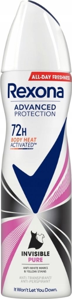 Rexona Advanced Protection Unsichtbar Rein 72H