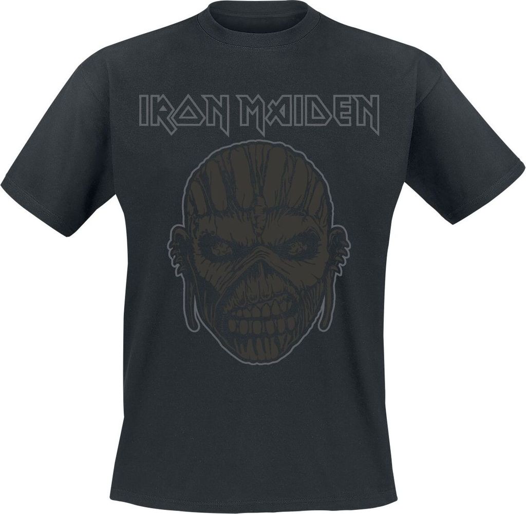 Iron Maiden T-Shirt Herren Logo schwarz S