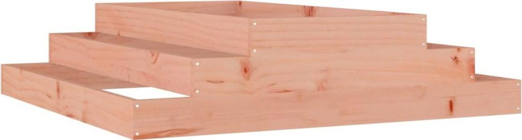 vidaXL Pflanzkübel 110x110x27 cm Massivholz Douglasie