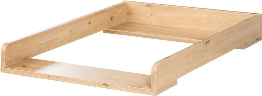 Table à langer ALABANA chêne naturel - Finition bois haute qualité