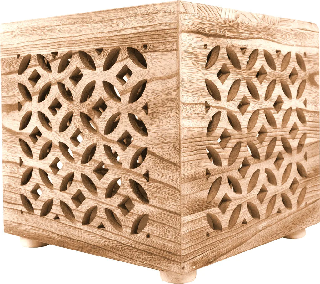 Étagère cubique en bois pour rangement salon et table d'appoint modulable