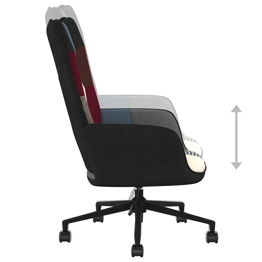 The Living Store Relaxsessel Patchwork Stoff - 5