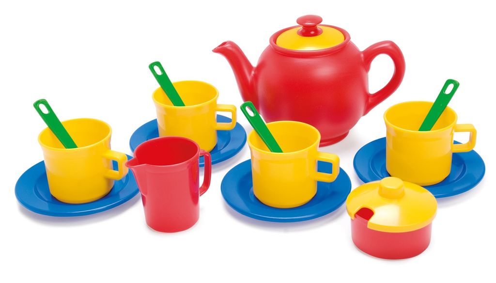 4382 - Teeservice Im Netz L:19 Cm 17 Teile Produktbild 