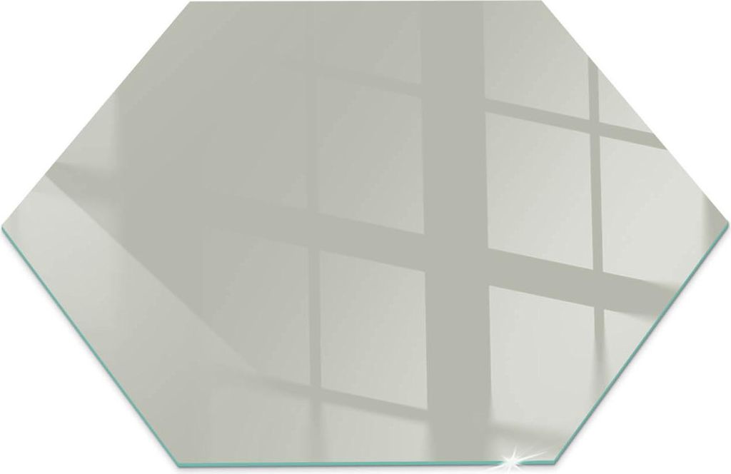 Funkenschutzplatte – Glasbodenplatte für Kaminofen – Kaminunterlage aus Glas – h40 cm – Feuerfeste Ofenbodenplatte – Hitzebeständige Sc...