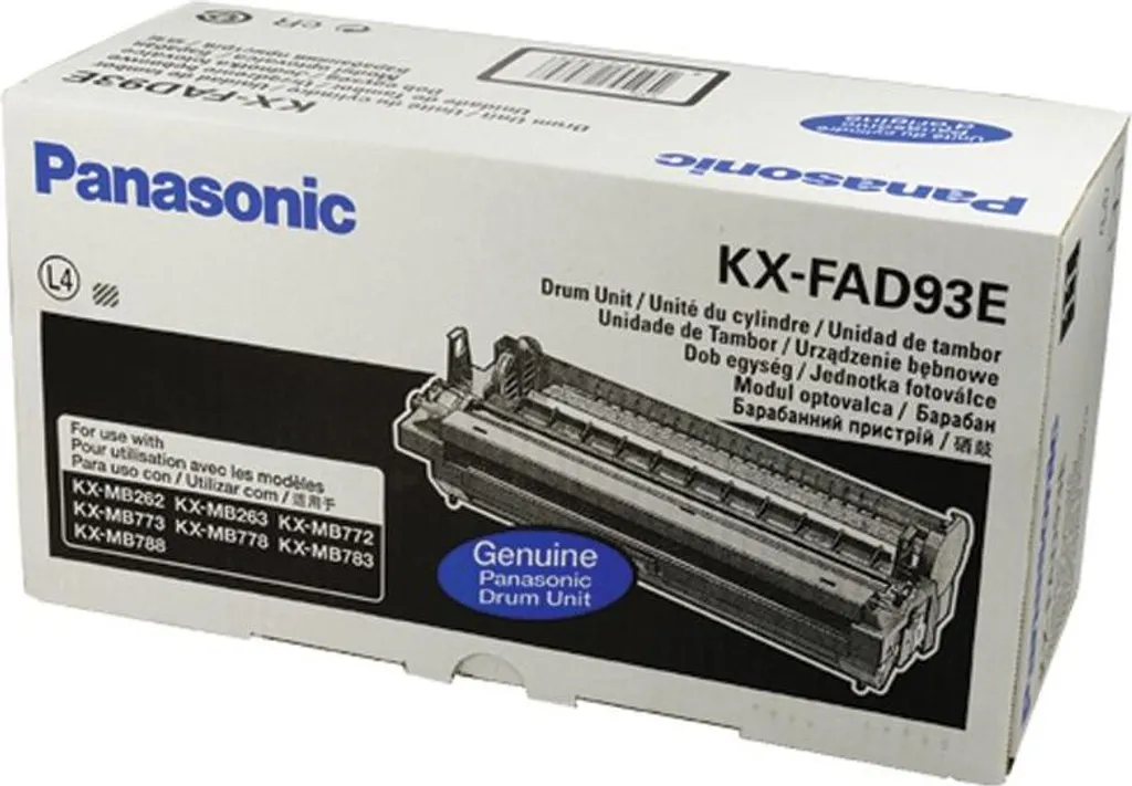 Tambour longue durée Panasonic KX-FAD93 pour des noirs profonds et nets