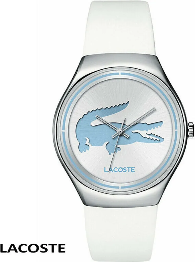 Montre analogique femme Lacoste Valencia en métal argenté élégant