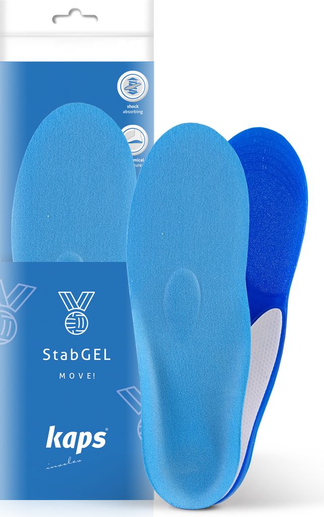 Kaps StabGEL Gel-Dämpfungseinlagen für Schuhe - Größe 41/46 Produktbild 